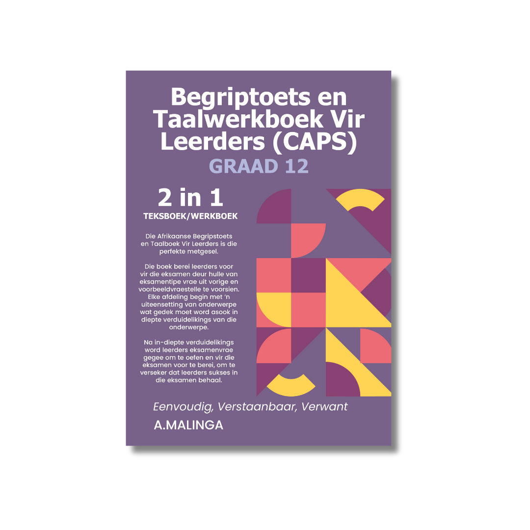 Begriptoets en Taalwerkboek vir Leerders